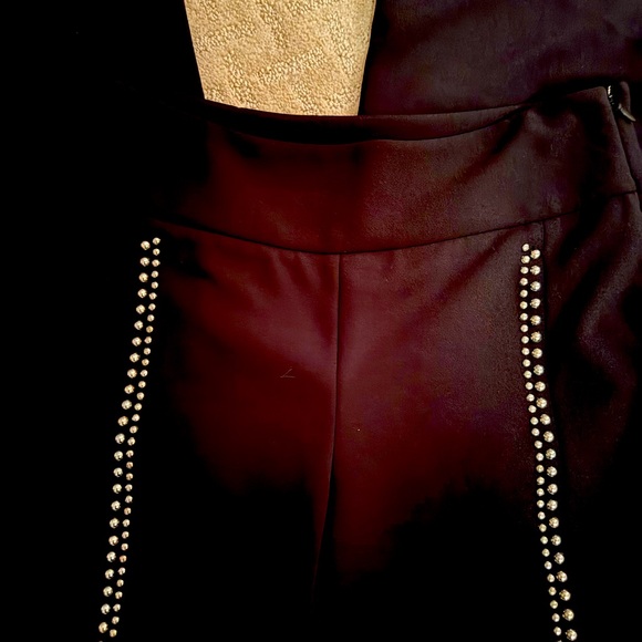 INC black studded split front hem size 2 - Picture 7 of 7